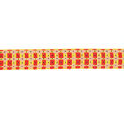 4cm multi Dots Polyester Jacquard Ribbon Trim colorido