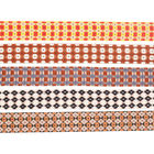 4cm multi Dots Polyester Jacquard Ribbon Trim colorido