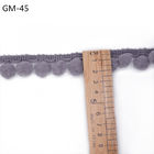 GM-45 cinza 2.5cm Pom Pom Trim For Curtains