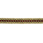 KJ20018 1.5cm dourado metálico fazem crochê afiações e guarnições