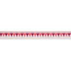 Webbing tecido cor-de-rosa do jacquard do poliéster de 1.2cm