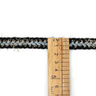 Poliéster personalizado de 2cm para fazer crochê a decoração metálica da guarnição trançada